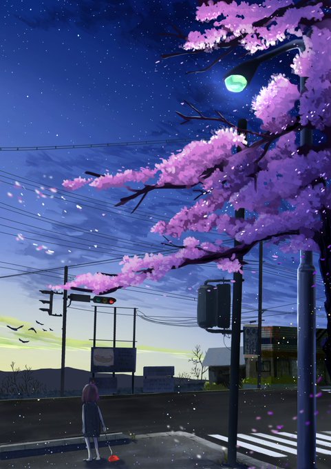 #伸びる伸びない関係なく気に入ってる絵だから見て
ちょっと人物像いれたのが気に入ってて続きみたいなやつも描きたい 