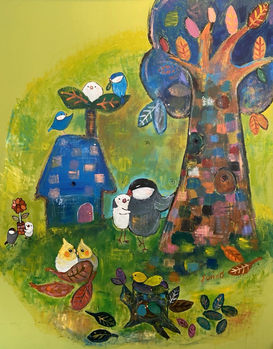 camp-fire.jp/projects/view/…
<a href="/kotoricafe2014/">株式会社ことりカフェ【公式】</a> <a href="/kotoricafe_k/">ことりカフェ吉祥寺</a>
壁画を描かせていただき、全国の方に作品を知っていただくきっかけになり、６年経った今でもそれが続いていることに心から感謝しています。吉祥寺店が閉店されるのは寂しいけれど、是非、これからのことりカフェさんにご支援をお願い致します！