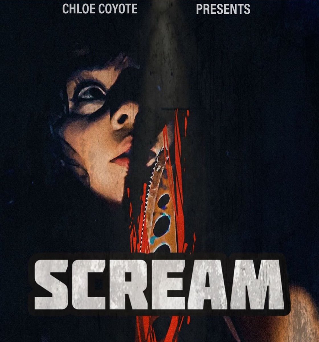 DJNTouch's tweet image. Ready for Scream V? 😱☠️ @Chloecoyote will be in this movie follow for updates #ScreamV #ScaryMovie #ComingToTheaters #ComingSoon