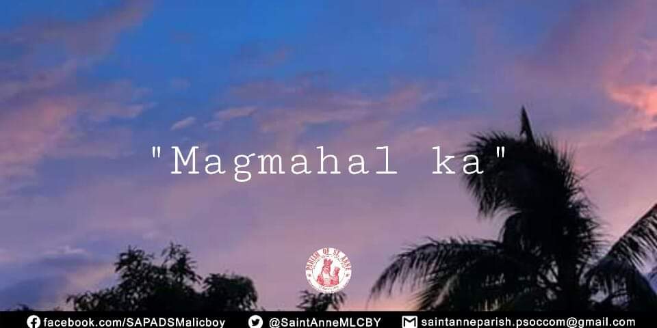 sapadsmalicboy's tweet photo. "Ito ang aking utos: mag-ibigan kayo gaya ng pag-ibig ko sa inyo. Walang pag-ibig na hihigit pa sa pag-ibig ng isang taong nag-aalay ng kanyang buhay para sa kanyang mga kaibigan..." (Today's Gospel Juan 15, 12-17)

"Ang hamon ng Pagmamahal"
#Reflection101 https://t.co/uAxHaUijdi