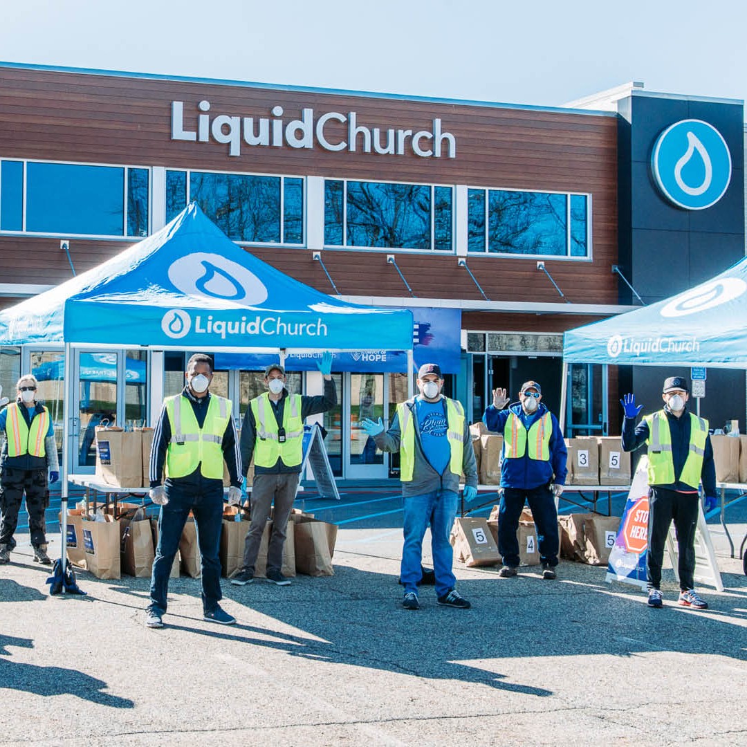 PD_Church's tweet photo. PD Churches are stepping up and coming together across the globe. 

Check out how @liquidchurch is serving thousands in the epicenter of the pandemic with the help of the PD network - https://t.co/RhjLJv3n9H https://t.co/tT1LIzyfiK
