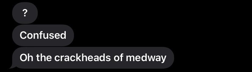 JennyHamilton95's tweet photo. trying to explain #medwaymadnessU19 to college friends: https://t.co/7e0NMpne1T