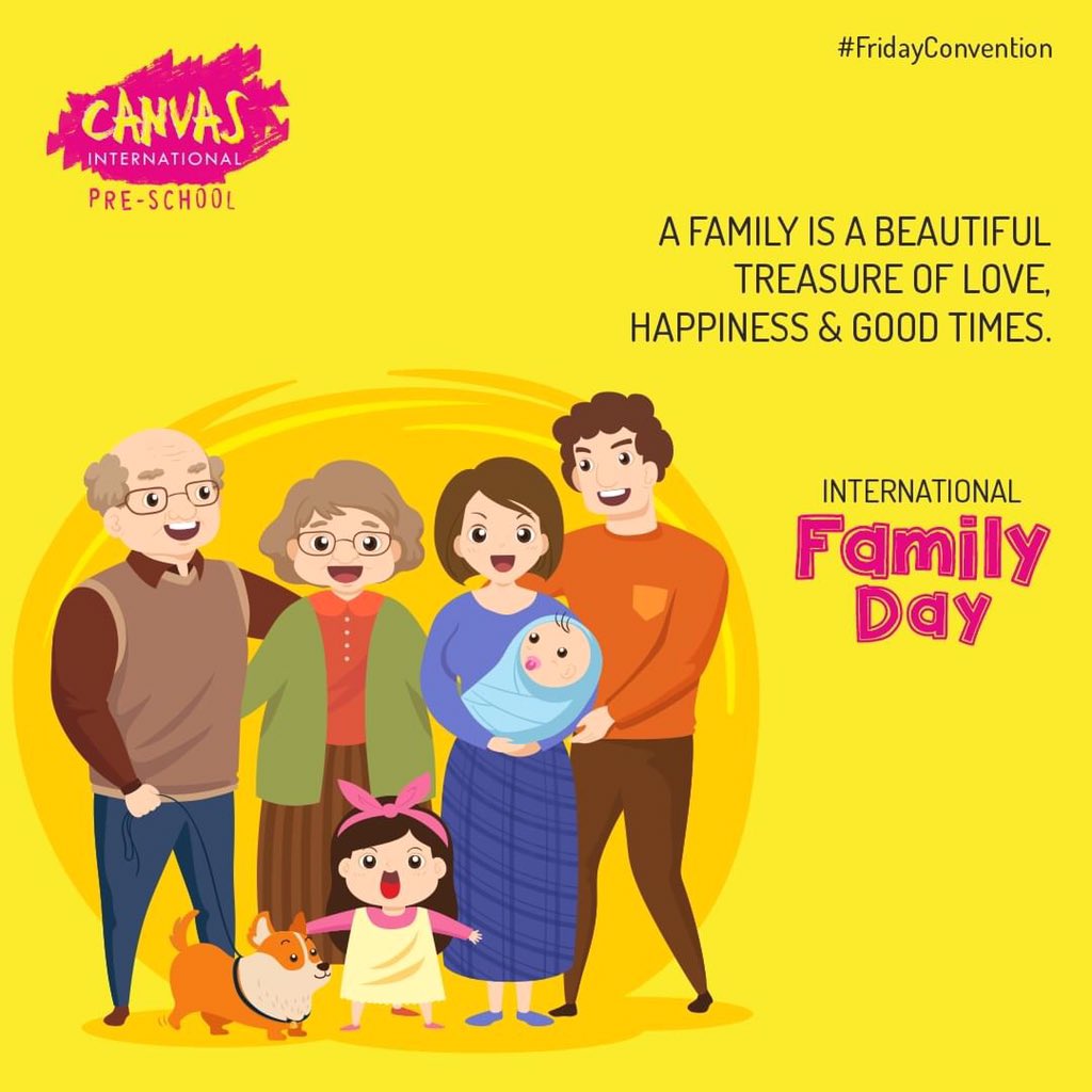 canvaspreschool's tweet photo. Family is not an important thing, it's everything. Happy Family Day
#CIS #CanvasInternationalSchool #Bestschool #BestPreSchool #Developing #Knowledge #Rajasthan #Delhi #Pune #Bhopal #Hydrabad #Punjab #Joinus #CanvasFridayConvention #familyday #family #familytim #love #familyfun https://t.co/YJ5o95H0z5