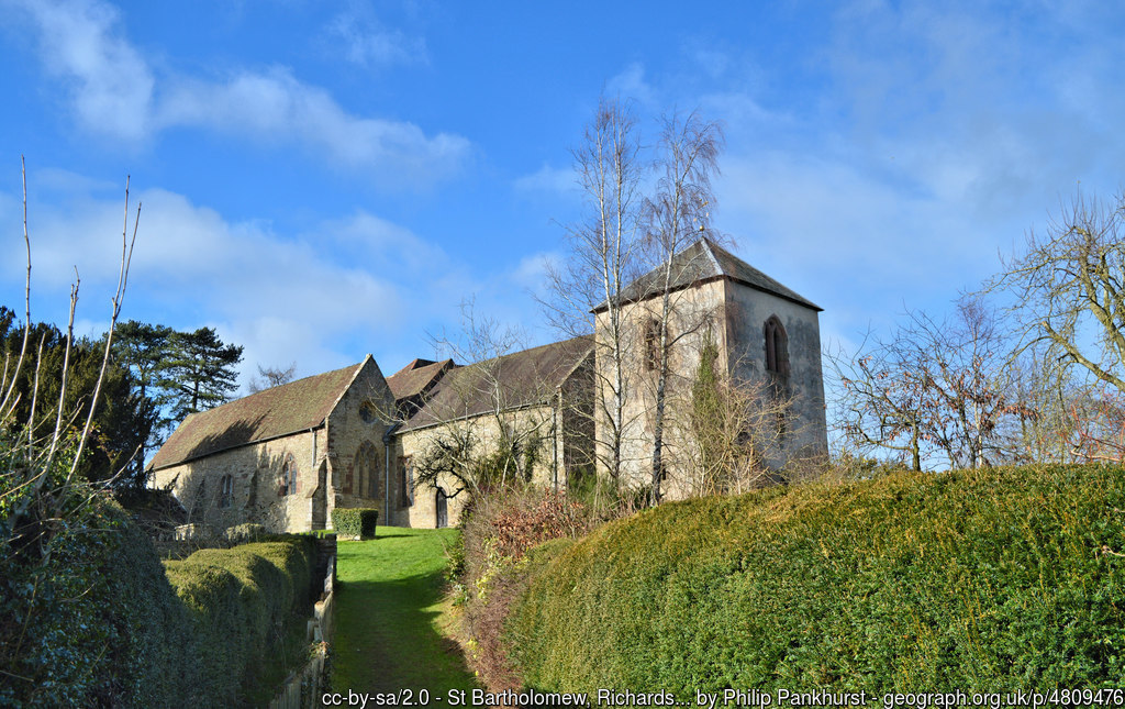 Oldpanks's tweet photo. Herefordshire Churches - R is for St Bartholomew, Richards Castle. On a windy hilltop and guarded by an early Norman castle. This is a 'seen to be believed' church which the past two centuries seem to have forgotten. Now in the care of Churches Conservation Trust. https://t.co/c3yVeO93jb