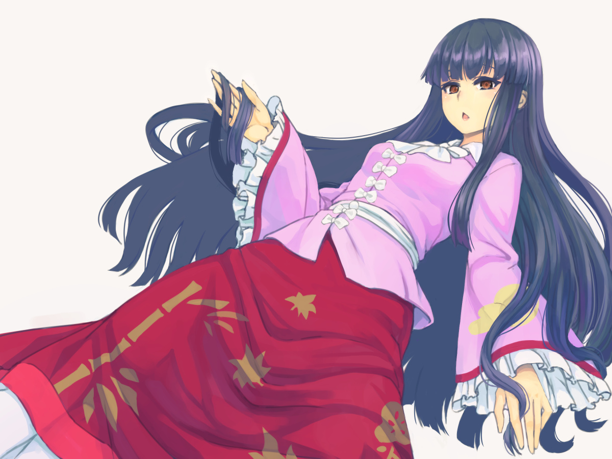 蓬莱山輝夜 「塗り練習 蓬莱山輝夜 」|kakoneのイラスト
