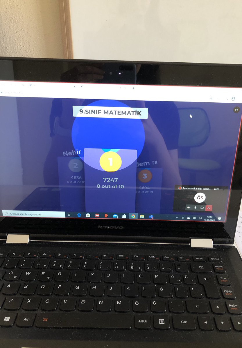 Bu haftaki lise matematik derslerimizde Web 2.0 araçlarından Kahoot ile hazırladığımız quizde matematik genel bilgilerimizi ele aldık. <a href="/sozkokk/">Servet Ozkok</a> <a href="/coskunfrt13/">Coşkun Fırat</a> <a href="/GulbinBeyaz/">Gülbin Beyaz Kaldan</a> @materkanozkan #Mektebimokulları