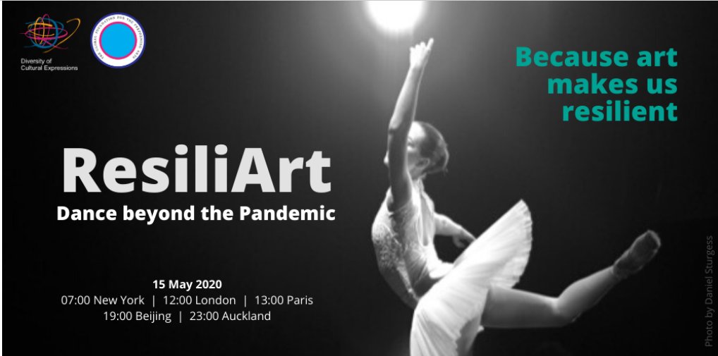UNESCO_ch's tweet photo. Vous aimez la danse?

📆Aujourd'hui à 13h00, venez écouter danseurs et chorégraphes de renommée internationale dans un débat #ResiliArt organisé par la Global Foundation for the Performing Arts et l'@UNESCO.

➡️ https://t.co/xawIxDiIjk https://t.co/JTRMNh4WOn