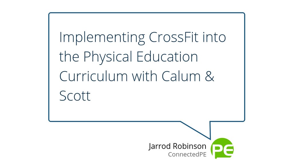 ConnectedPE (@connectedpe) on Twitter photo Implementing CrossFit into the Physical Education Curriculum lttr.ai/QreS <a href="/pairupinthrees/">Calum_Erskine_DXB</a> @ScottFuscoPE #crossfit #physed Implementing CrossFit into the Physical Education Curriculum lttr.ai/QreS <a href="/pairupinthrees/">Calum_Erskine_DXB</a> @ScottFuscoPE #crossfit #physed