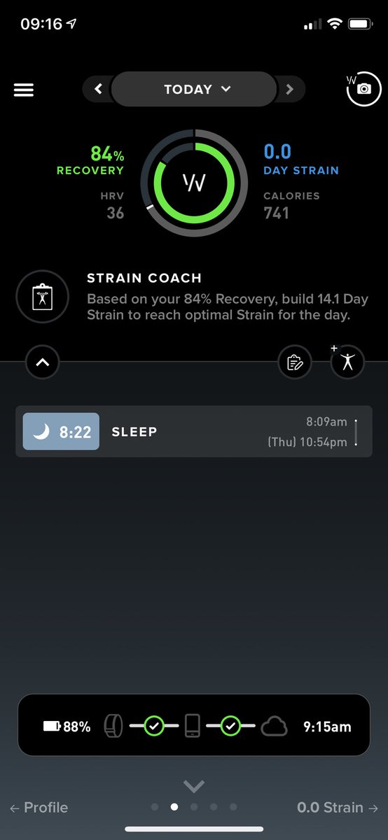 WhoopPelo's tweet photo. Good morning whoopers!!! Today is meant to be a low impact day for me but whoop has other ideas. What’s your plans? #whooppelotribe @whoop #goals #recovery #strain https://t.co/bpPAaYIc5N