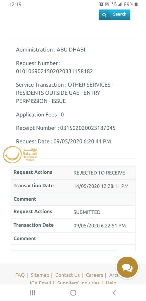 chelseafc316's tweet photo. Hi @ICAUAE @MoFAICUAE, when i checked the application status online it said "Rejected to Receive". What is the meaning of this? I applied twice over the past couple of months and now i get "Rejected to Receive" without any explanation. Please let me me know what this means. https://t.co/EvIbNUs9LF