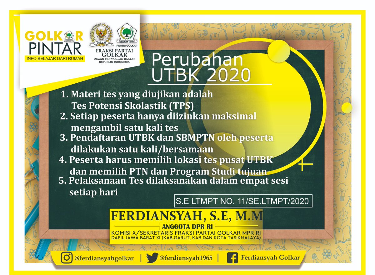 ferdiansyah1965's tweet photo. “Belajar asyik dan menarik bersama Golkar Pintar” 

@golkarpintar  @kabargolkar https://t.co/qlvv0rI8kt