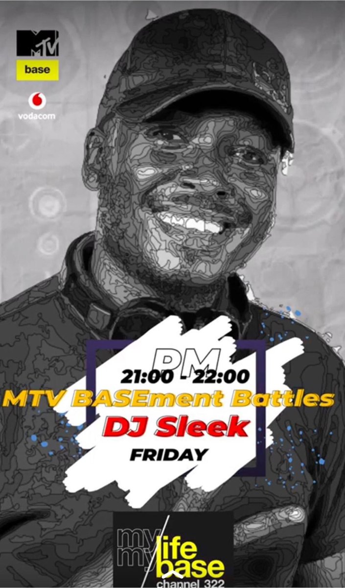kgopotsopetro's tweet photo. Don’t miss Our very own ZB finest @Djsleek_T Mr #Aowa live tonight at 9pm @MTVBaseSouth 

#DjSleekT

#BASEmentBattle #LeratoKganyago  #day50oflockdown https://t.co/5sb3qt0PRe