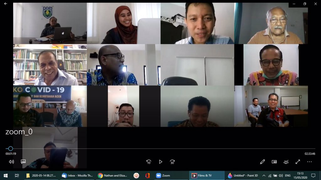 SyahrinaClimate's tweet photo. First meeting of @GCFTaskForce Indonesia in 2020. It was virtual, nevertheless the discussion was lively &amp; everyone’s excited to continue the work this year. Glad to see that delegates are well &amp; healthy 😁. https://t.co/qSb5W1PmAs