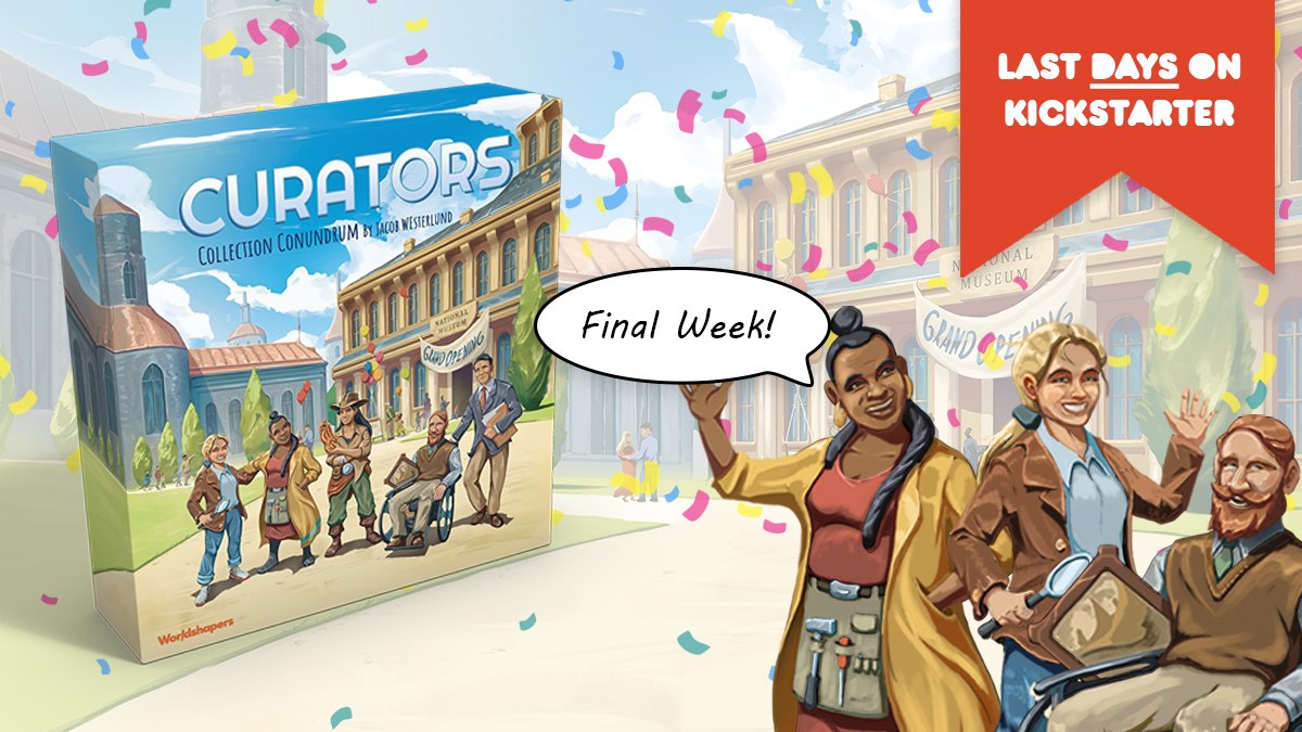 Final week to check out our #boardgame Curators on Kickstarter. Go here: kickstarter.com/projects/world…
to find out more about the game!