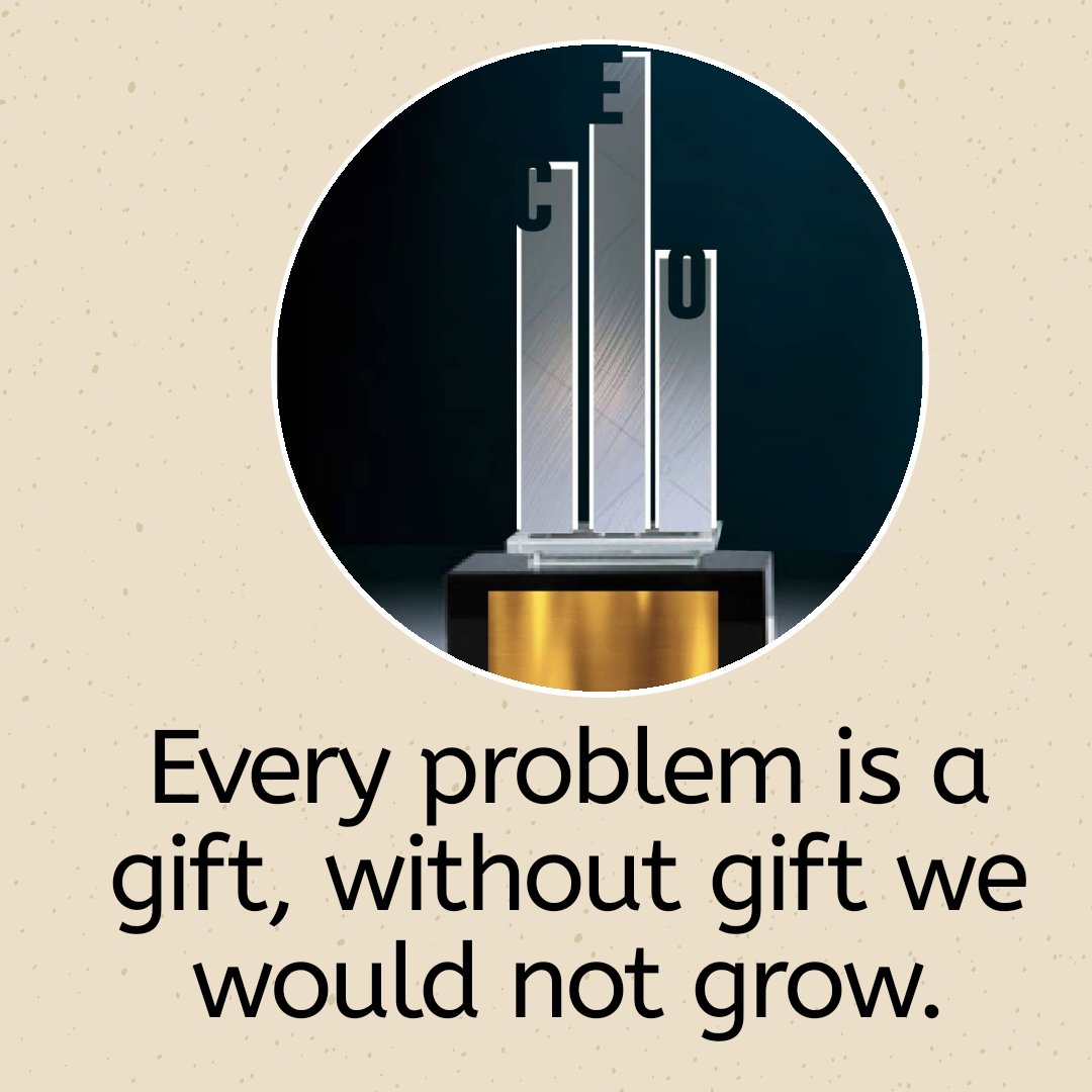 ceoshub's tweet photo. Every problem is a gift, without gift we would not grow. #MondayMotivaton #COVID19 #Ramadan #business #ceoshub #gift #problem https://t.co/las1T3eWve