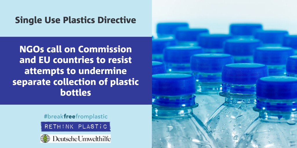 *NEW* press release with <a href="/Umwelthilfe/">Deutsche Umwelthilfe</a> &amp; <a href="/brkfreeplastic/">#BreakFreeFromPlastic</a> 
 
Misguided interpretation of the SUP Directive could dramatically undermine its main objective to reduce #plasticpollution &amp; support the transition towards a #CircularEconomy!!
 
Find out more here: rethinkplasticalliance.eu/news/resist-at…