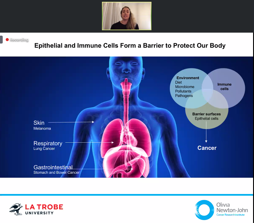 CatrionaNR's tweet photo. Immune cells sense stresses on the barrier cells that line the gut and changes in the environment (e.g. diet &amp; microbes). Their constant cross-talk keeps our gut healthy, but when something's thrown out, #cancer risk goes up.
@Mielke_Lisa @ONJCRI @DayofImmunology #DoImmuno https://t.co/4RPxgnc9c3