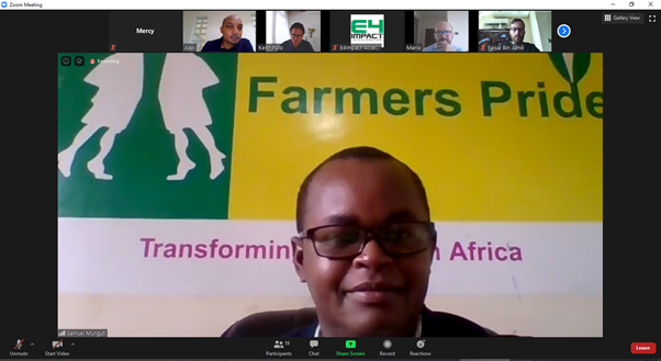 E4ImpactAfrica's tweet photo. #E4IPitching - @FarmersprideKE, uses technology to drive efficiencies & bridge the information and service gaps of agri-input retail outlets, pitched to win a grant to enhance its digital platform to serve more smallholder farmers. All the best Samuel, Farmers Pride. https://t.co/v3nt6iDuVl