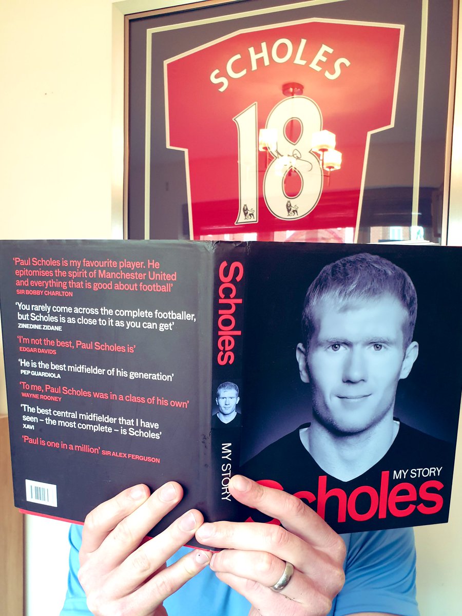 AstreaSheff_Eng's tweet photo. Hmm 🕵️♀️🕵️♂️ which teacher is reading this Scholes autobiography? ⭐️ Astras for guesses ⭐️ #whoisreading #readingrocks #readtosucceed #acceleratedreader #astreareads #readingschool @AstreaSheff_PE https://t.co/ZWDRM7xPNH