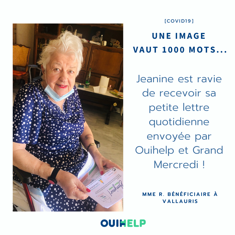 ❤Nos belles histoires❤

Chaque jour, nous recevons des témoignages de solidarité, des remerciements de familles éloignées d'un proche âgé, des anecdotes rencontrées durant les accompagnements.