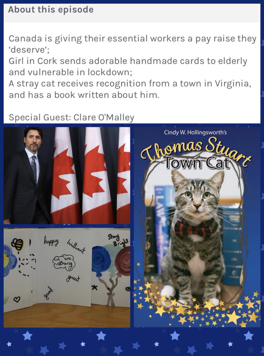 UnsadPodcast's tweet photo. Season 2, Episode 10 - featuring #ClareOMalley

https://t.co/xgOdhSCIKd

@JustinTrudeau #ThomasStuart #CorkIreland #SomeGoodNews @somegoodnews https://t.co/EokM4VBd7I