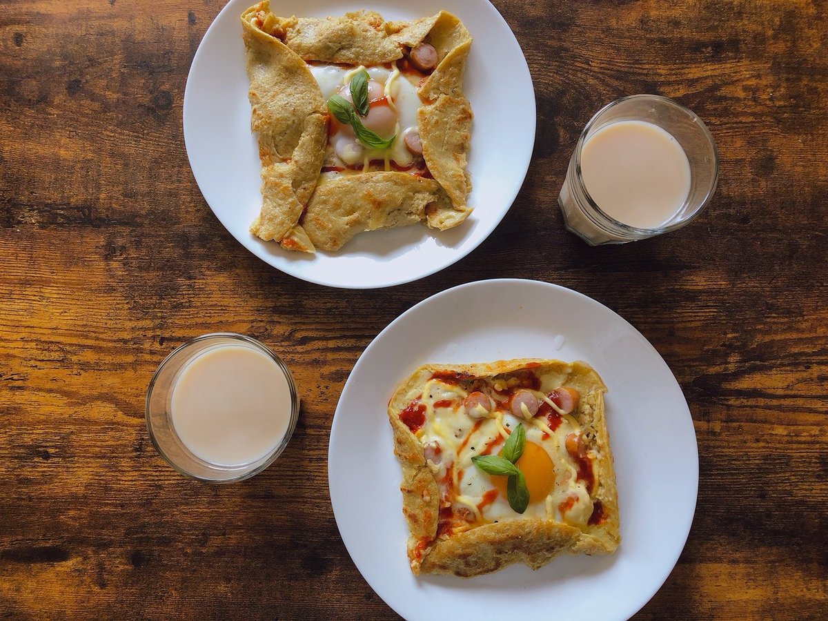 妻飯 おうちごはん オートミールガレット ダイエット いつもありがとう 今日も美味しかった 妻川柳 ガレットで 天まで飛ぶよな フライデー