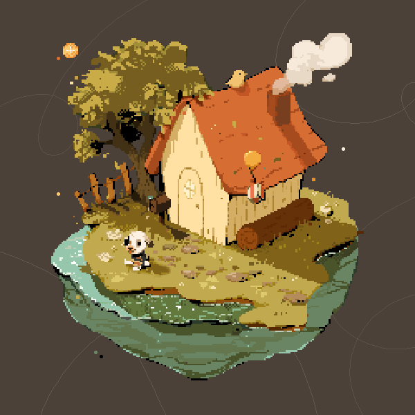 MathiassJB's tweet photo. Was originally lightly inspired by my house in AC,,,then I just made it full AC..oops 🌿✨ https://t.co/OpiKWuCMBf