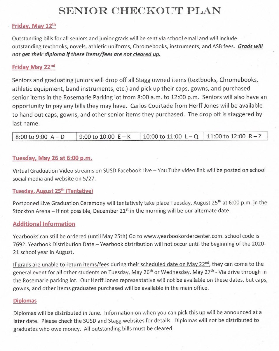 Stagg High School tweet media