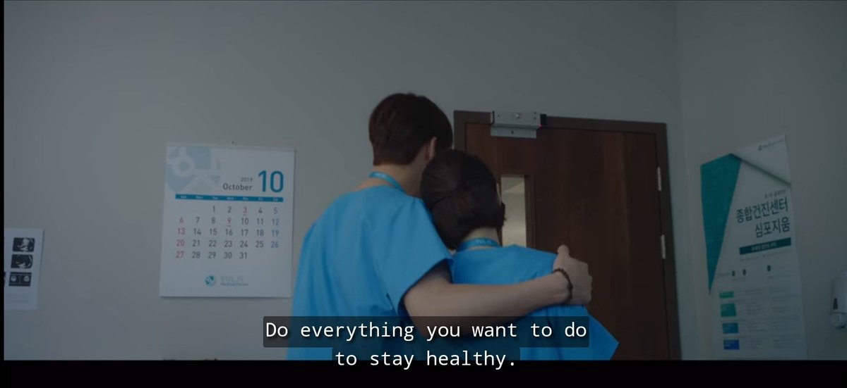 11. Episode 10  #HospitalPlaylistNetflix sub vs literal translation. Jeong Won supports Song Hwa's purchase and he actually literally said:"Live while doing what you want. That way, you won't get sick"