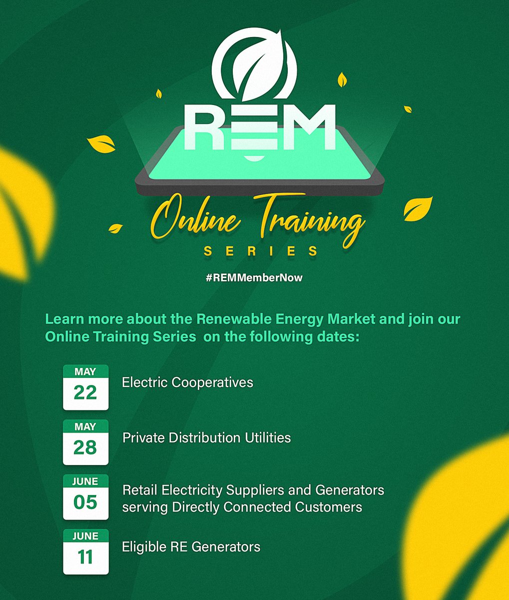 pemcinfo's tweet photo. Join the RE Market Online Training Series! For details, please log on to: https://t.co/Fz0opUduZv #REMMemberNow #PEMCGo https://t.co/AdwHaVNoVL