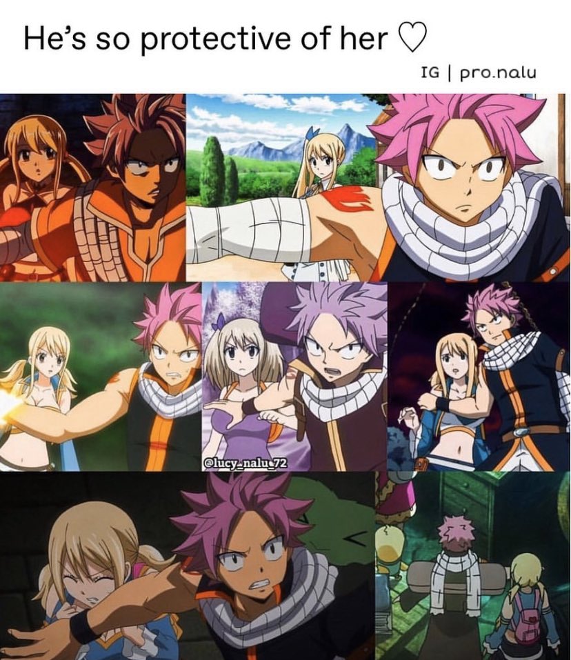 Day 136 of 366 of NaluNatsu protecting Lucy first alway's <3