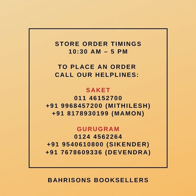 WestlandBooks's tweet image. Can there be better news for book lovers in Delhi &amp;amp; Gurugram? 📖 @Books_at_Bahri is back to ensure that you don’t miss your favourite books. Reach out to them to place your order. #Bookstores #BacktoBacks