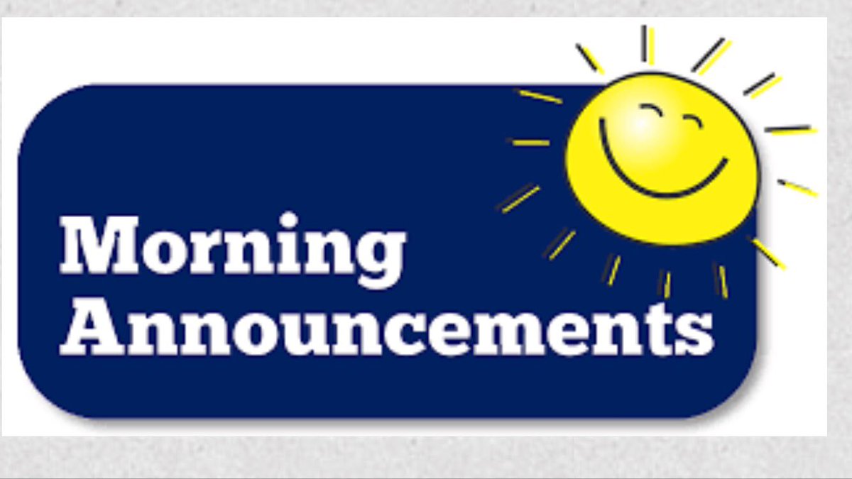 TweetDCS_LPS's tweet photo. Good morning Lewisburg Primary School. Today is Friday, May 15, 2020. Here are your morning announcements. #routinesmatter #TeamDCS #LPSRocks https://t.co/WStgVRoZfS https://t.co/5Ko6aZKakj