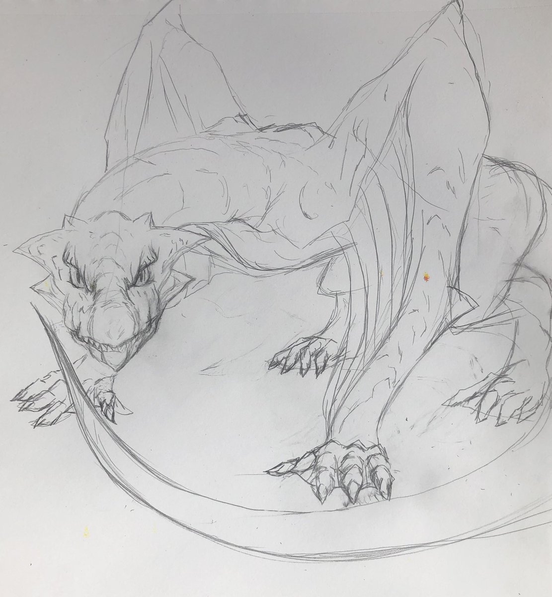 OfHeroes_comic's tweet photo. So I put a request out to my friends for some drawing ideas. I finished the dragon and started working on a proto human from the prior universe(neat concept) #wip #drawingideas #protohumans #dragons #ArtistOnTwitter #drawing #inking https://t.co/1ev426D5pN
