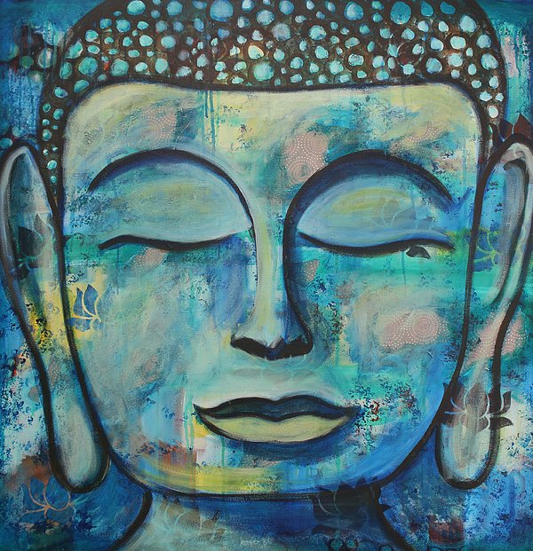 DesireeEast's tweet photo. New artwork for sale! - "Blue Zen Buddha" - https://t.co/pOeE5jm401 @fineartamerica https://t.co/SkbDxTiQjr