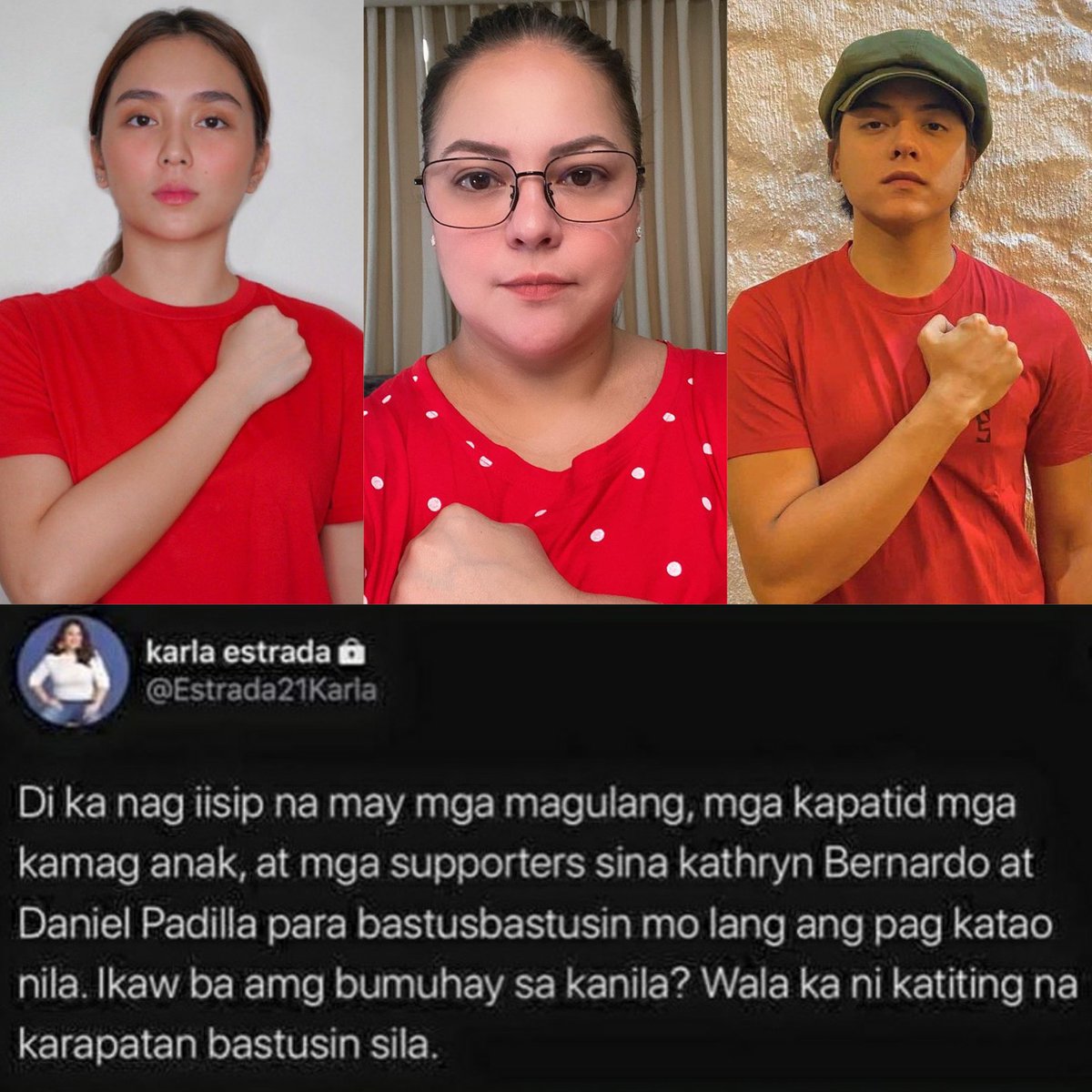 kowalerts's tweet photo. LOOK: Karla Estrada, bumuwelta laban sa blogger na si Banat By pagkatapos nitong insultuhin at bastusin ang pagkatao nina Kathryn Bernardo at Daniel Padilla.

#WeBlockAsOne #LabanKapamilya
#IStandWithABSCBN #NoToABSCBNShutdown https://t.co/I7XkjX6r1t