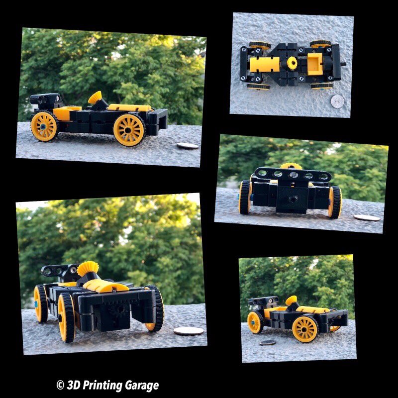 elsajohnny1's tweet photo. Printed #racingcar by @robkern with @Materio3D Lemon Yellow & @MatterHackers Black.
#3dmodel "kbricks construction system" on @myminifactory & „#Tyres for #kbricks #toy by robkern“ by dincaionclaudiu on @thingiverse.
#3dprinting #i3mk3s #3DPrintingGarage #3dimpression #3DDruck https://t.co/NS5gTRMqT3