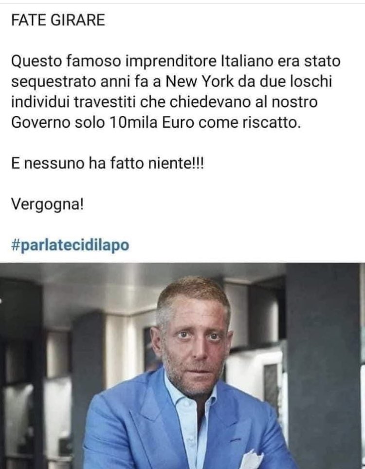 #AISHA #riscatto #Buongiorno #Fase2 #farnesina   Figlie e Figliastri! <a href="/lapoelkann_/">Lapo Elkann</a>