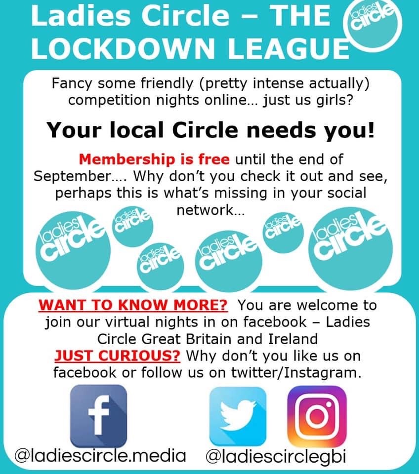 Been thinking about joining us for a while?  Membership is FREE until September and we have loads of activities planned so DM us now!

#northwichcircle #ladiescircle #celebratingfriendship #friendsforlife #community #getinvolved #northwich #northwichlife #Cheshire #covid19 #zoom
