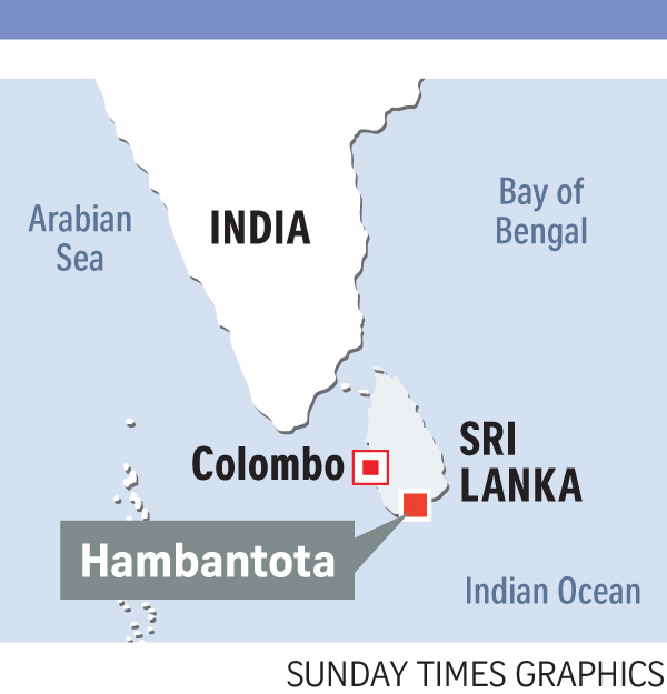 Look at image #1. The thick route is what Indian ships take to reach from, say Mumbai in West India to Chennai or Kolkata in East India. Going around Sri Lanka means paying Sri Lanka a hefty sum to get cargo through.Now look at image #2. Hambantota is exactly in that route.