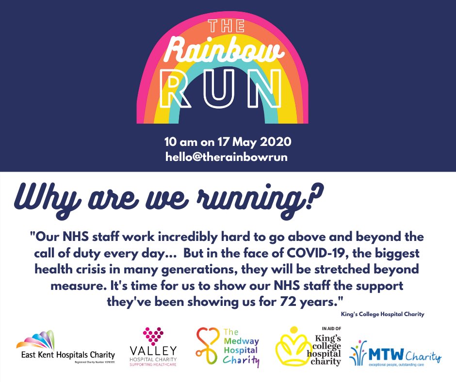 Want to sponsor our runners and riders? 

Then click here: facebook.com/10496840451898… 

#therainbowrun