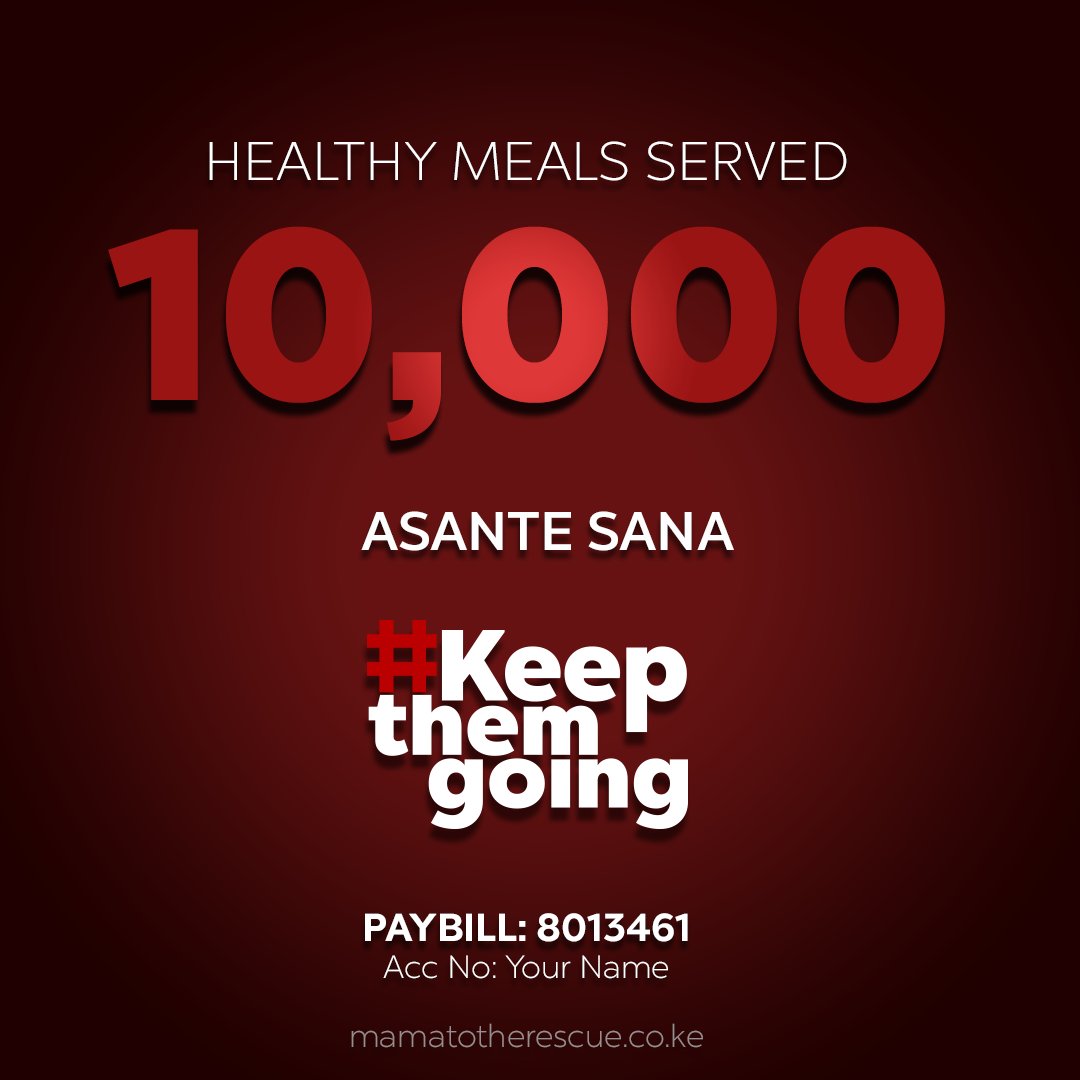Asante Sana!
We are proud to have served over 10, 000 hot meals so far to frontliners and disadvantaged families. This wouldn't have been possible without your help.
#KeepThemGoing