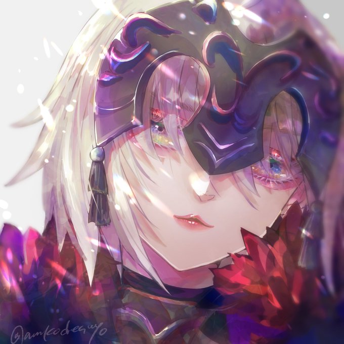 ミ*ケ様 Fate/Grand Order 巌窟王　ジャンヌオルタ　手描きイラス 823155.jpg