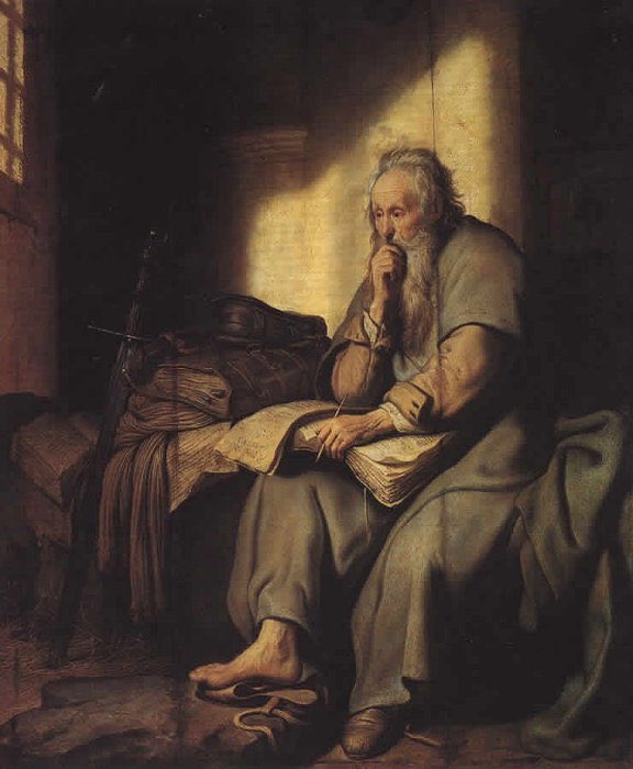 St_Marylebone_'s tweet photo. “All the gifts God has ever granted us in heaven or on earth were made solely in order to be able to give us the one gift, which is himself.” Meister Eckhart
St Paul in Prison, Rembrandt c. 1627
#EyesOpenInEaster #FaithAtHome #Marylebone @dioceseoflondon @churchofengland https://t.co/w4hkMV16cB