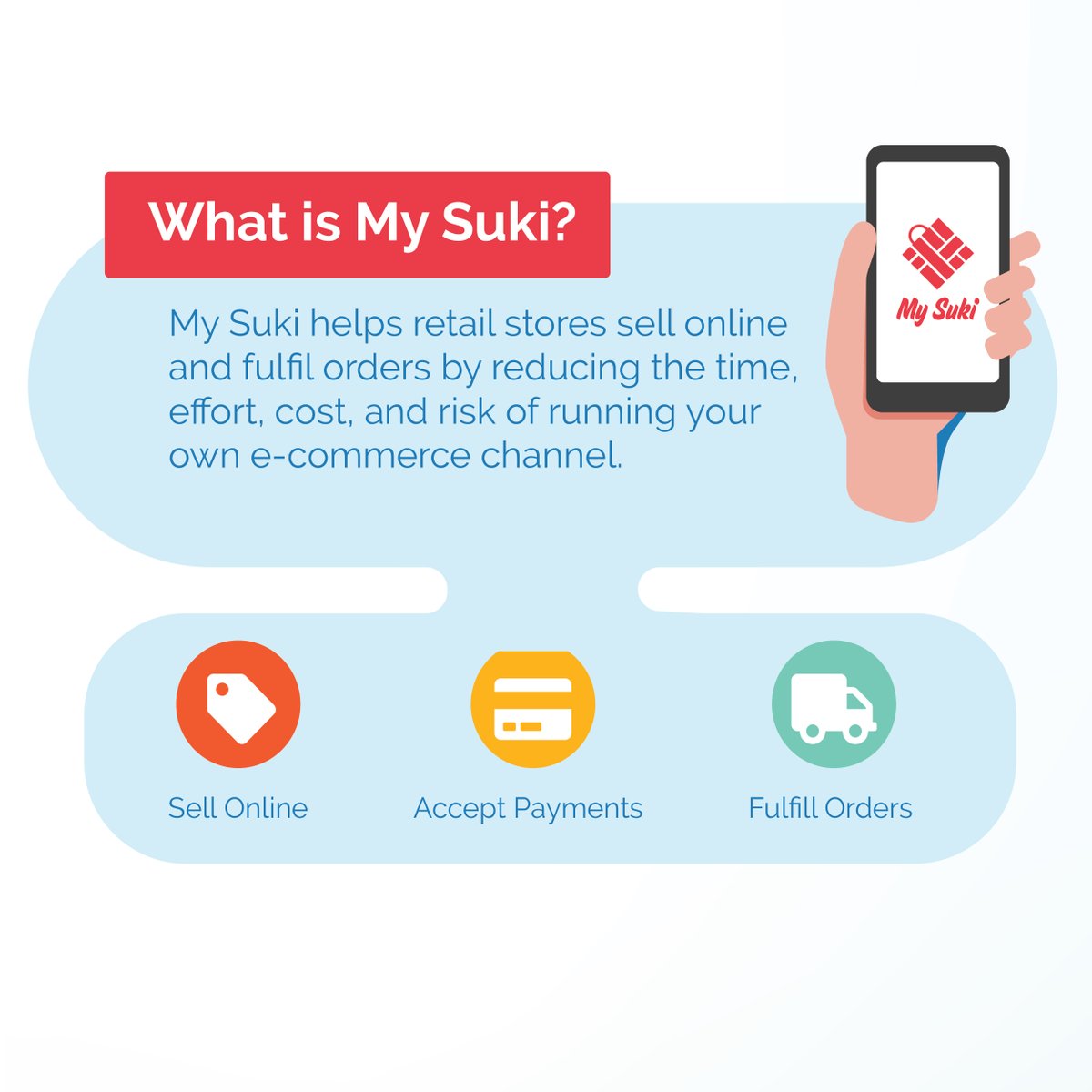 MySukiApp's tweet photo. Last year we released our My Suki app to help neighborhood retail stores offer pick-up and delivery services to sari-sari stores. With the rising demand for and social impact of online shopping we have decided to offer My Suki to all retail stores and customers subscription free. https://t.co/ByyEuu7wgH
