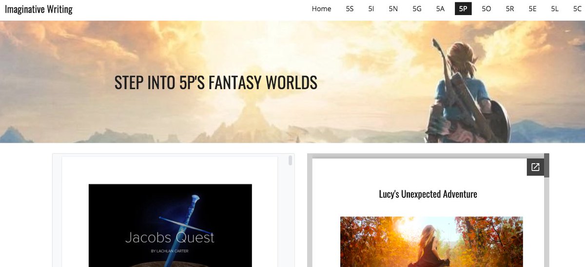 Our Year 5 team are so proud of our students’ perseverance and independence as they have created their own fantasy texts while learning from home. #WeAreAis Our writing website has become a platform of celebration for our young authors.