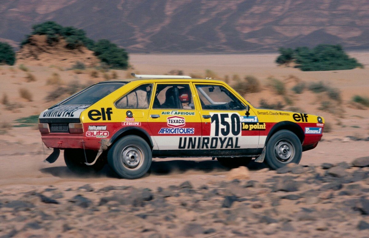 RSF_Motorsport's tweet photo. Claude Marreau / Bernard Marreau, Renault 20 Turbo.
Rally "Paris-Dakar", 1982.
#Rallyraid #Rally #Dakar #Marreau #Renault https://t.co/dDa9pqUxej