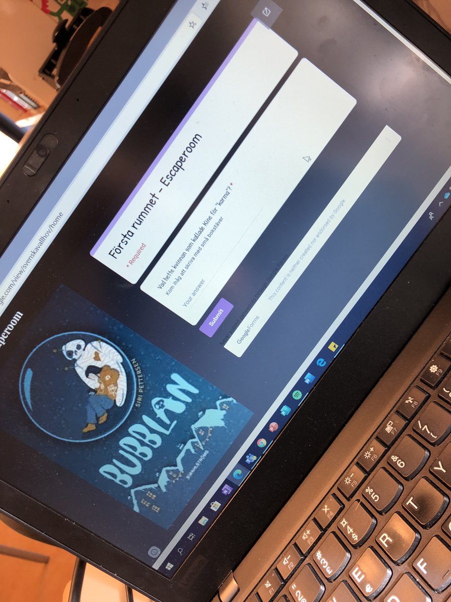 mariaugglaa's tweet photo. Digitalt Escape room är ju så roligt, både att konstruera och att genomföra! 
Nu blev det fokus på litterära karaktärer. https://t.co/pDmiFo3OmR