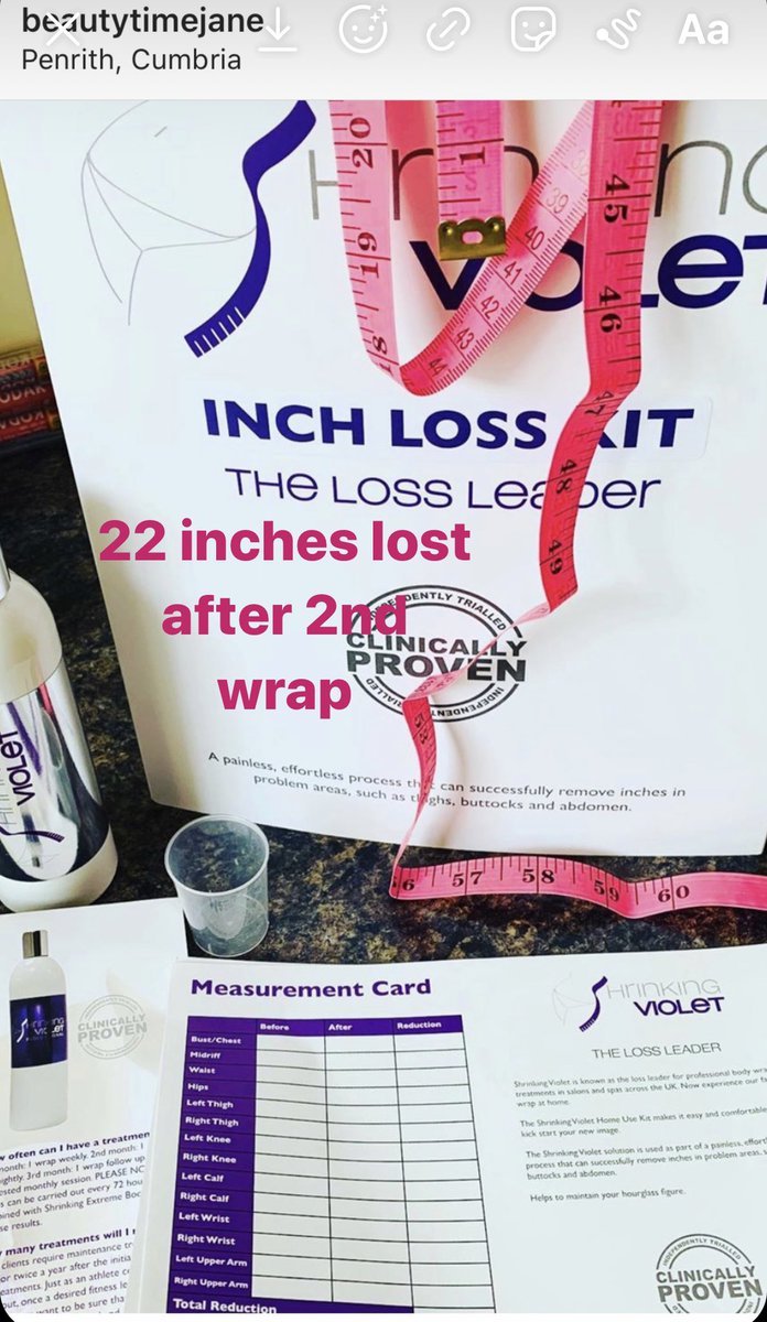 TibbyOlivier's tweet photo. @beautytimejane lost 22 inches second wrap #shrinkingviolet #shrinkingvioletbodywrap #shrinkinginches #slim #firm #tone https://t.co/PkIsF7aN9Z