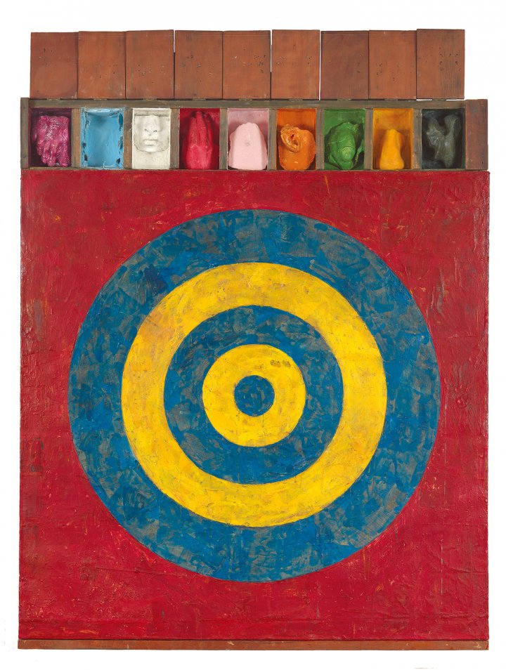 Happy birthday Jasper Johns, 90 today! 
\Target with Plaster Casts\ 1955 